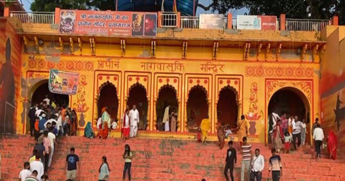 Nag Panchami 2023: Devotees throng ancient Nag Vasuki temple in UP's Prayagraj